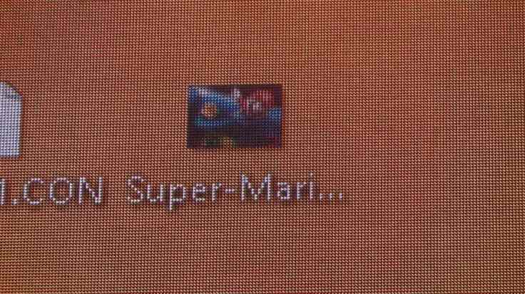 Bildschrim super mario
