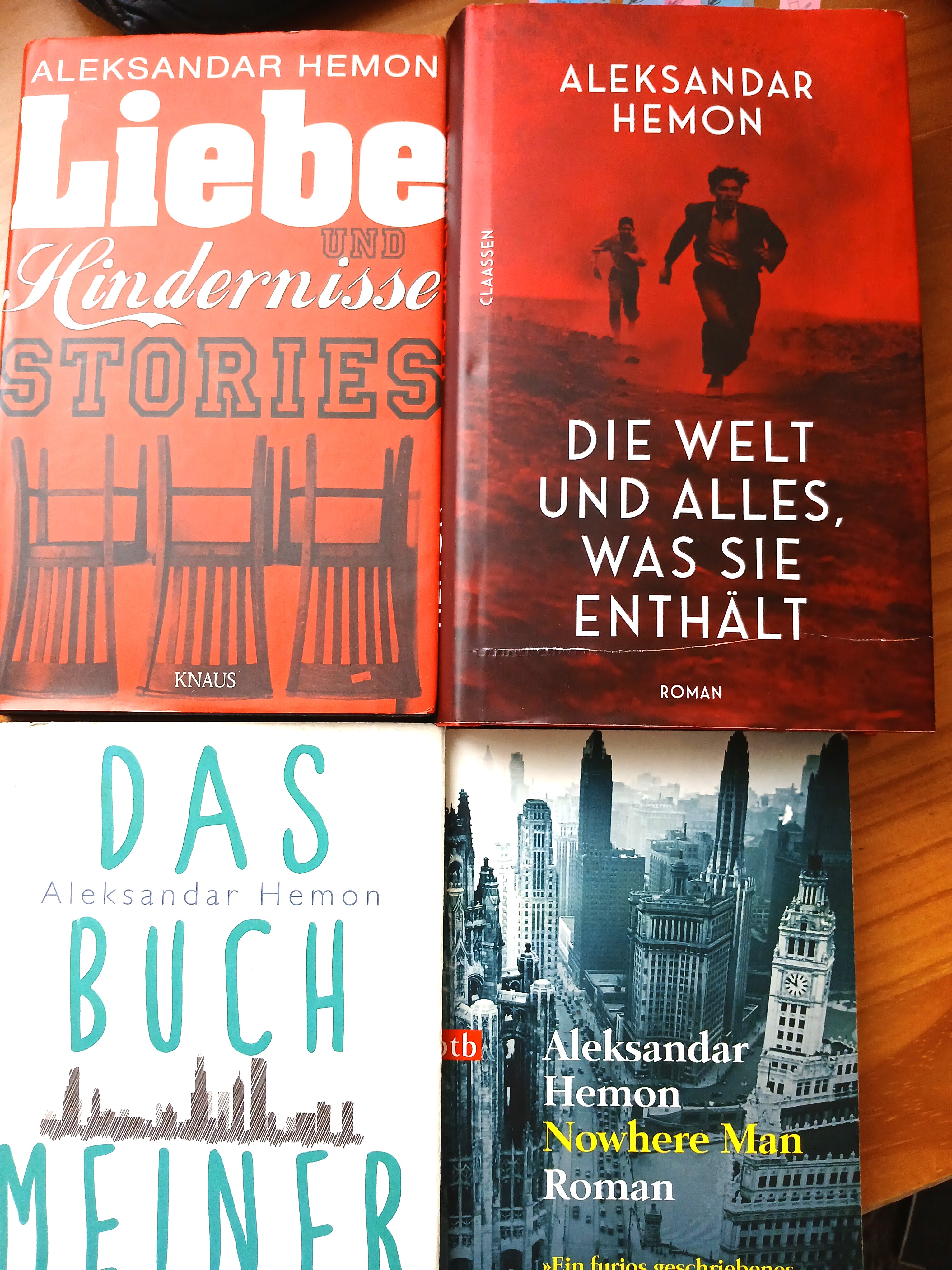 Hemon versch Bücher